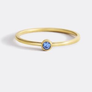 Mint & Lily dainty December birthstone ring